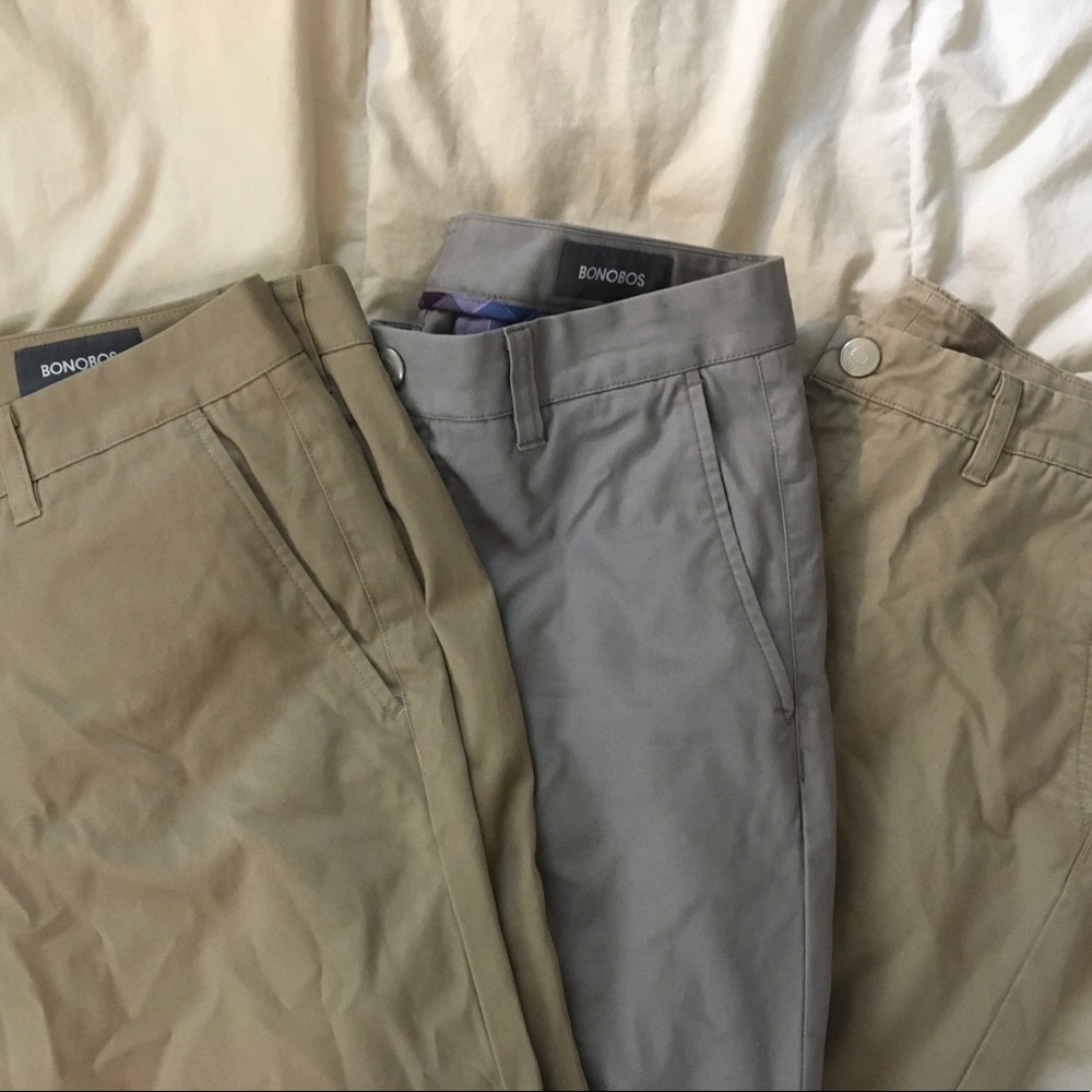 Set of 3 Bonobos Pants